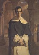 Theodore Chasseriau Father Dominique Lacordaire (mk05) oil on canvas